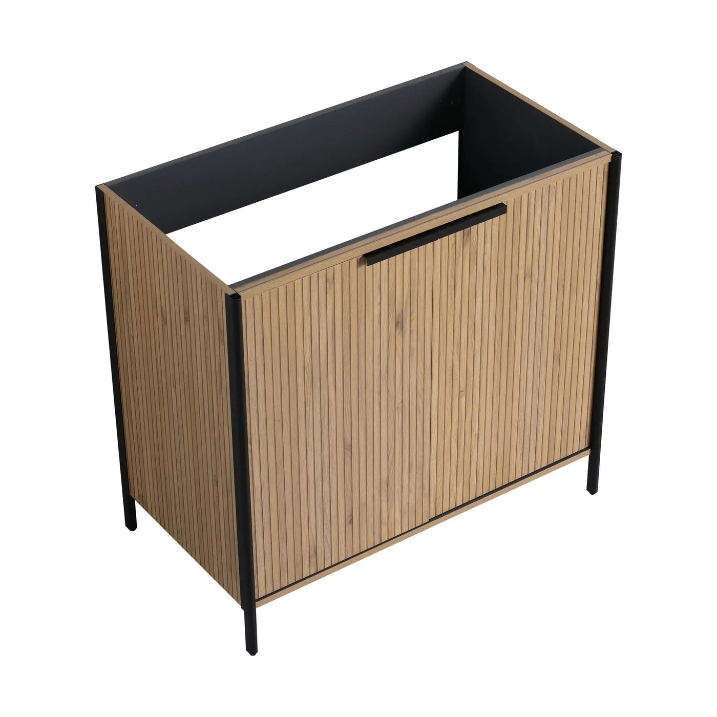 Contemporary Freestanding Bathroom Vanity With Adjustable Shelves by Unique Piece Furniture