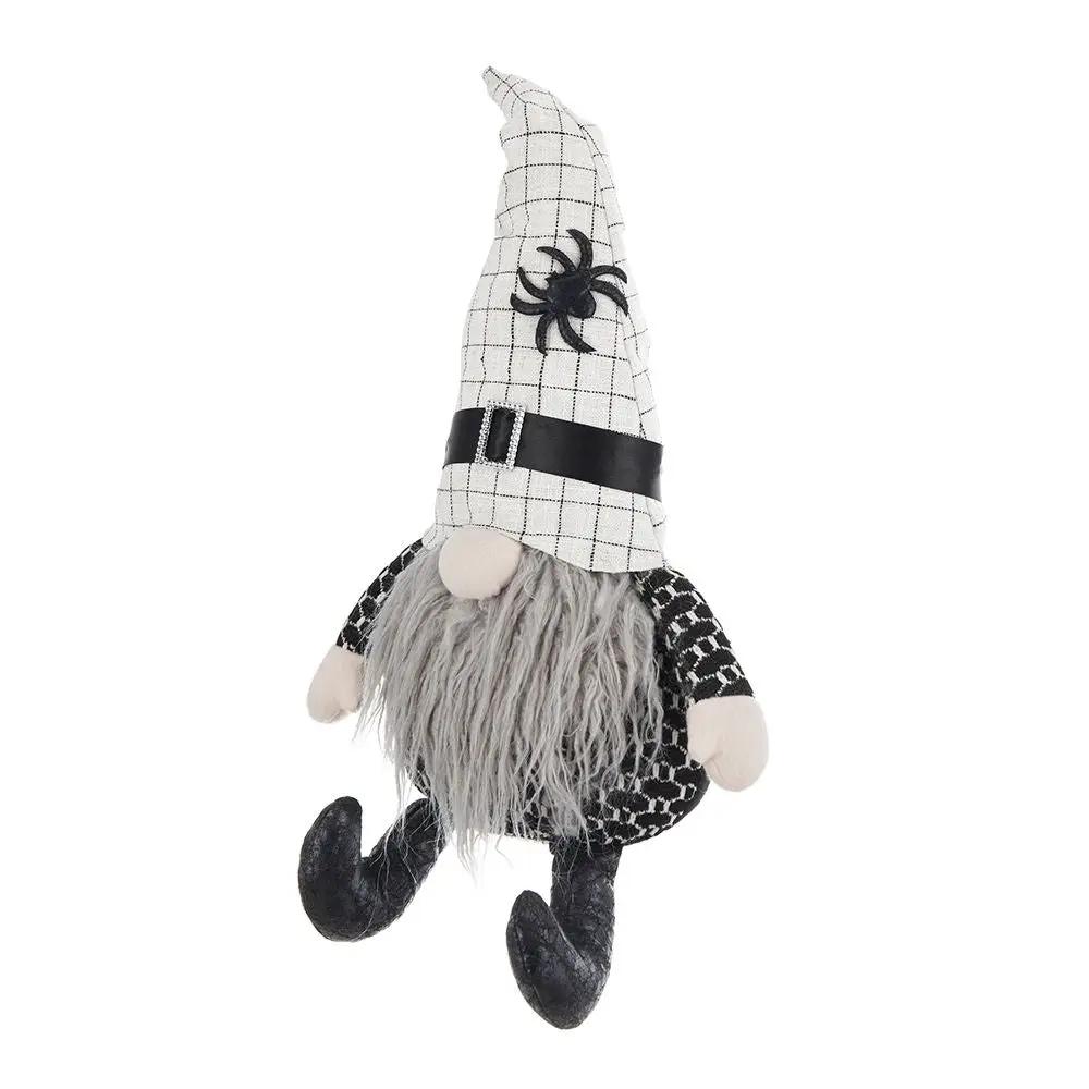 Sitting Gnome With Hat Spider, For Halloween Decor by HouseOfZazla