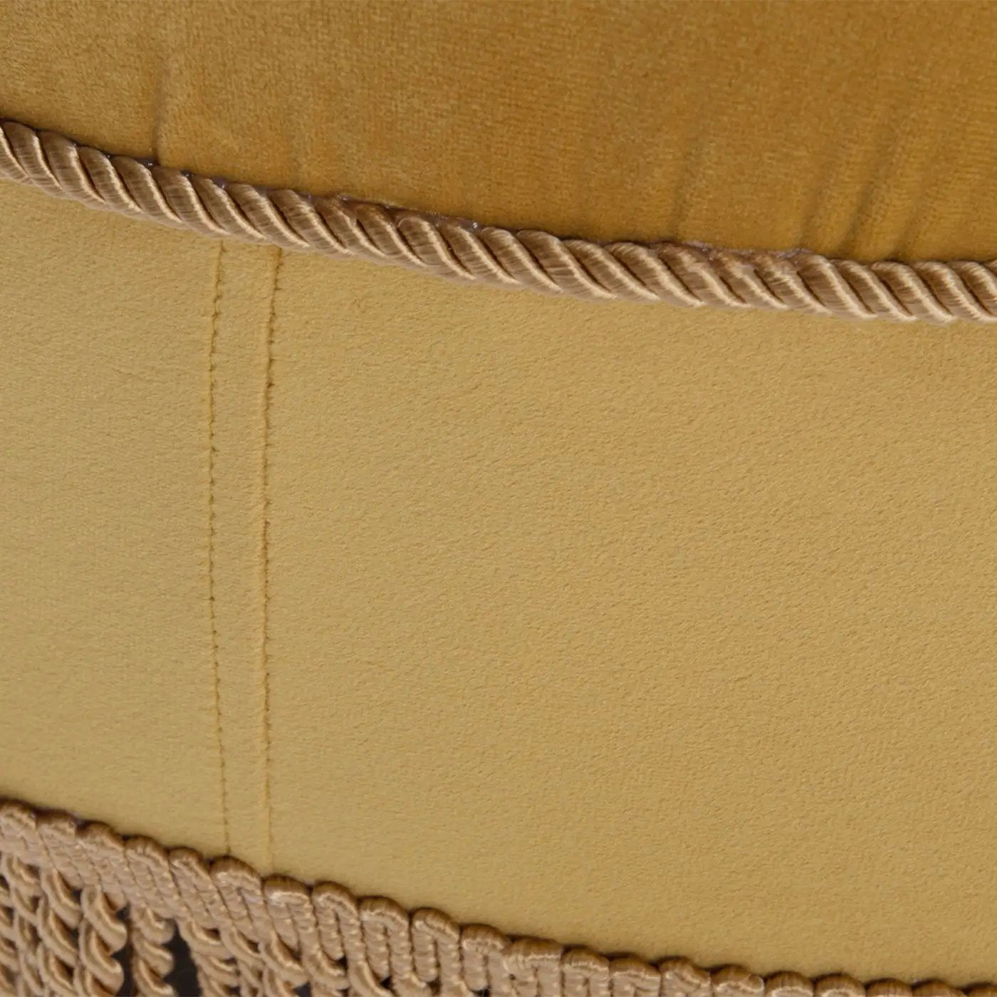 Yolanda - Luxurious Upholstery Round Upholstered Accent Ottoman by Unique Piece Furniture