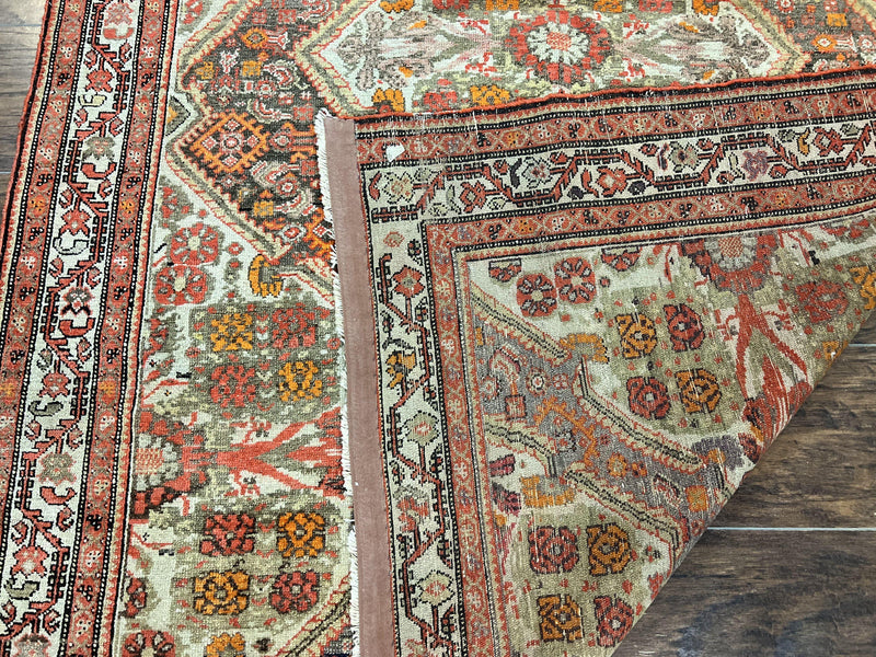 Wonderful Antique Persian Malayer Rug 4x6, Wool Hand Knotted Authentic Oriental Carpet, Very Fine by Jewel Rugs