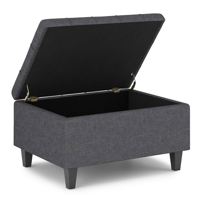 Harrison - Upholstered Coffee Table Storage Ottoman by HouseOfZazla