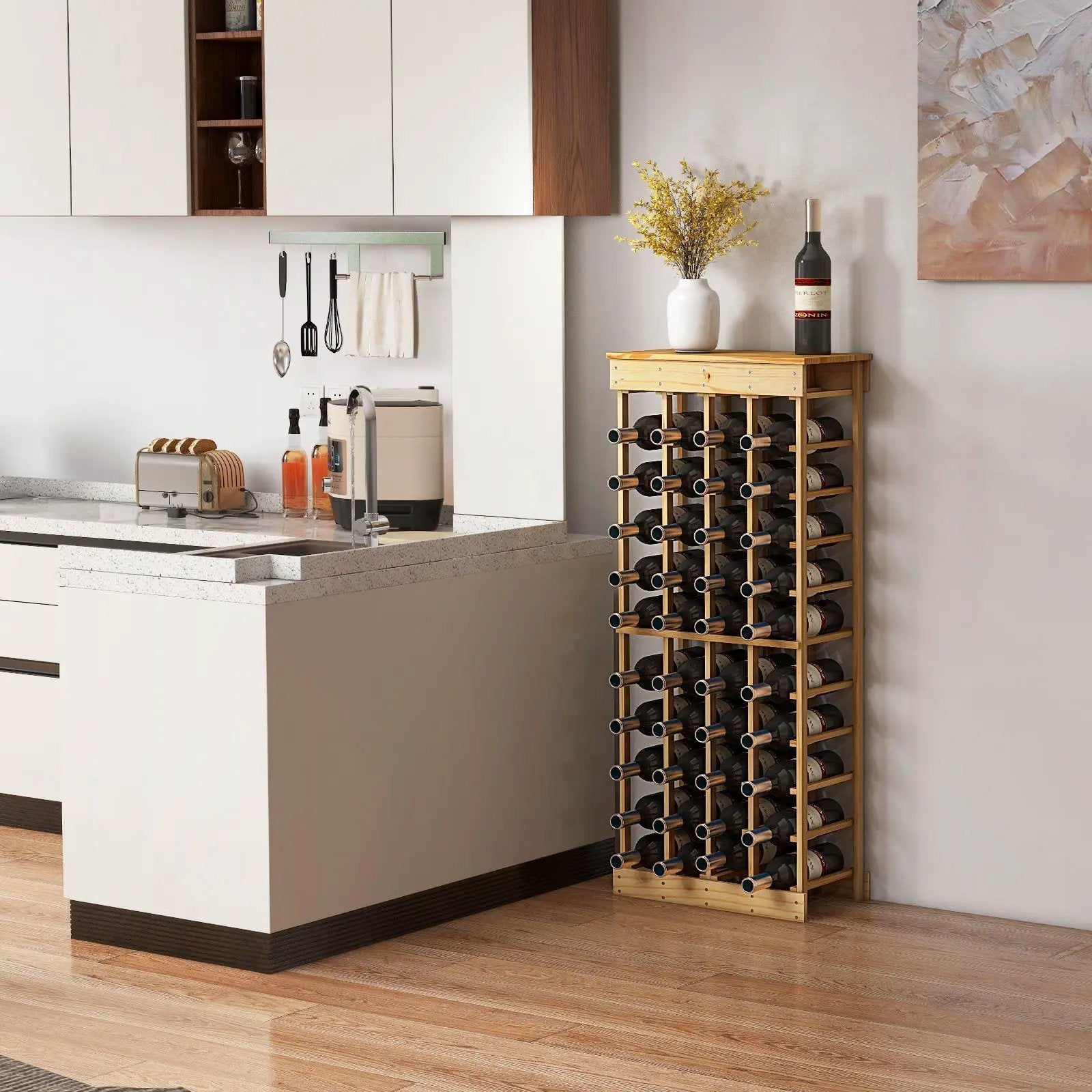 40 Bottles Modular Wine Rack by DirectDeals