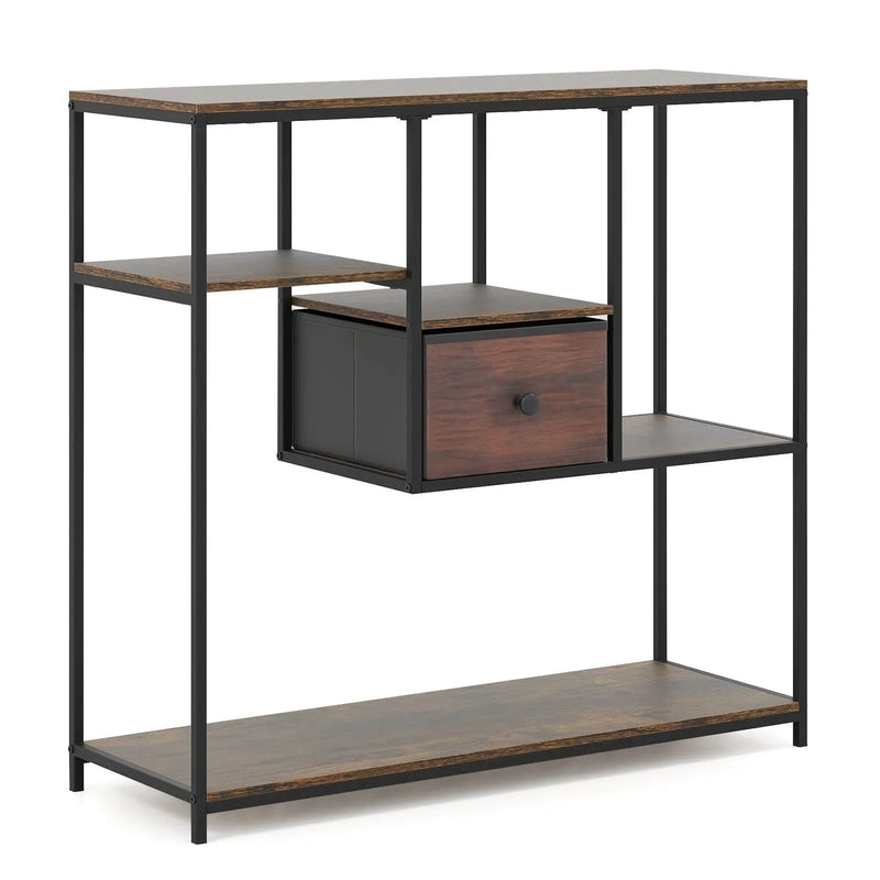 40 Inch Console Table Behind Sofa Couch with Storage by DirectDeals