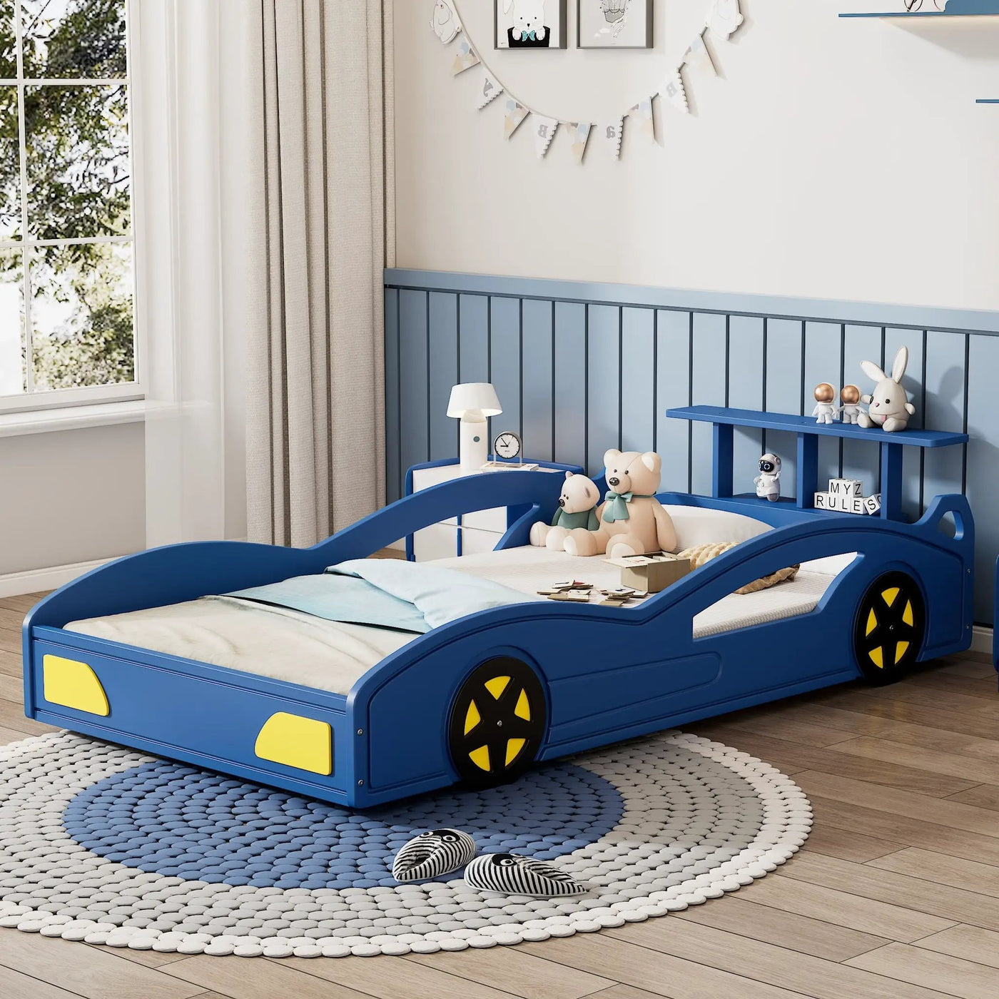 Race Car Platform Bed & Wheels by HouseOfZazla