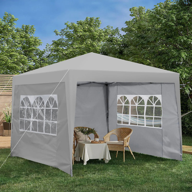 Outdoor 10x 10Ft Pop Up Gazebo Canopy Tent with Removable Sidewalls by HouseOfZazla