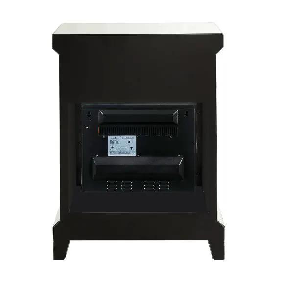 Noralie - 24" Fireplace - Mirrored & Faux Diamonds by Unique Piece Furniture