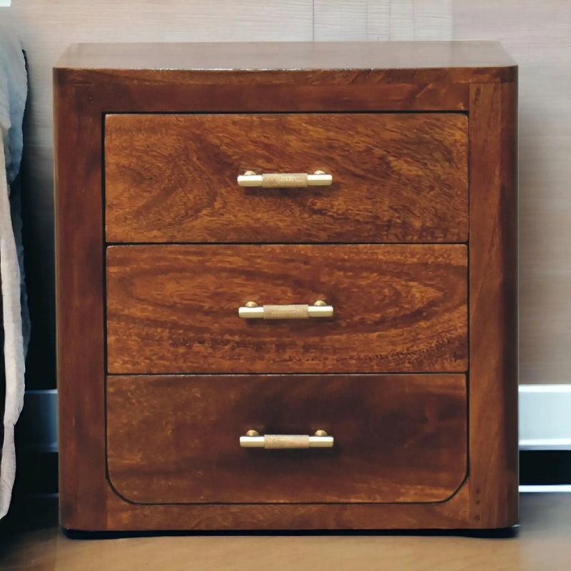 Luca - Nightstand - Brown by HouseOfZazla
