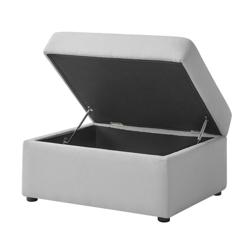 Chauncy - Sectional With Storage Ottoman by HouseOfZazla