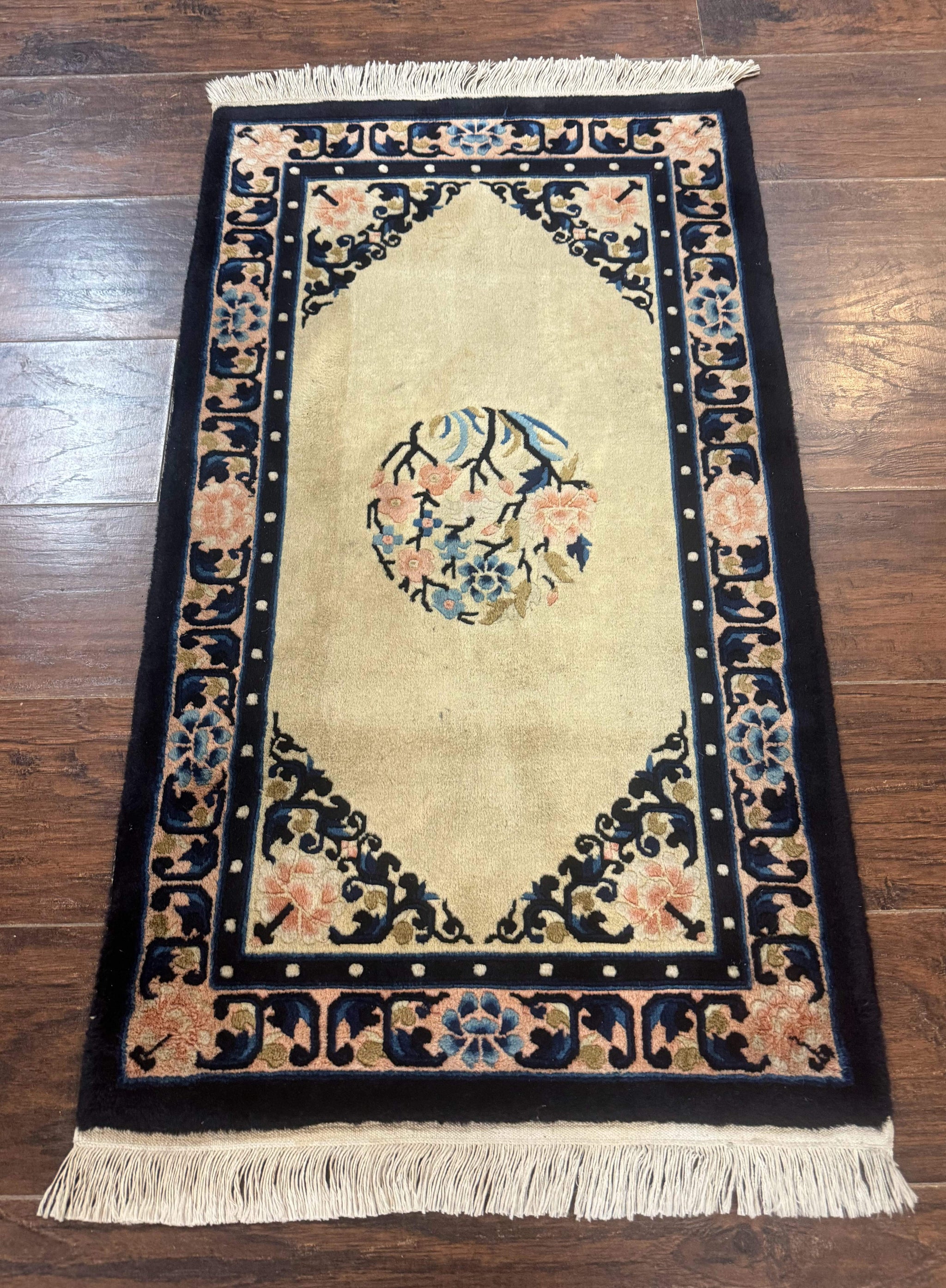 Chinese Peking Rug 2x3, Small Chinese Wool Carpet by Jewel Rugs