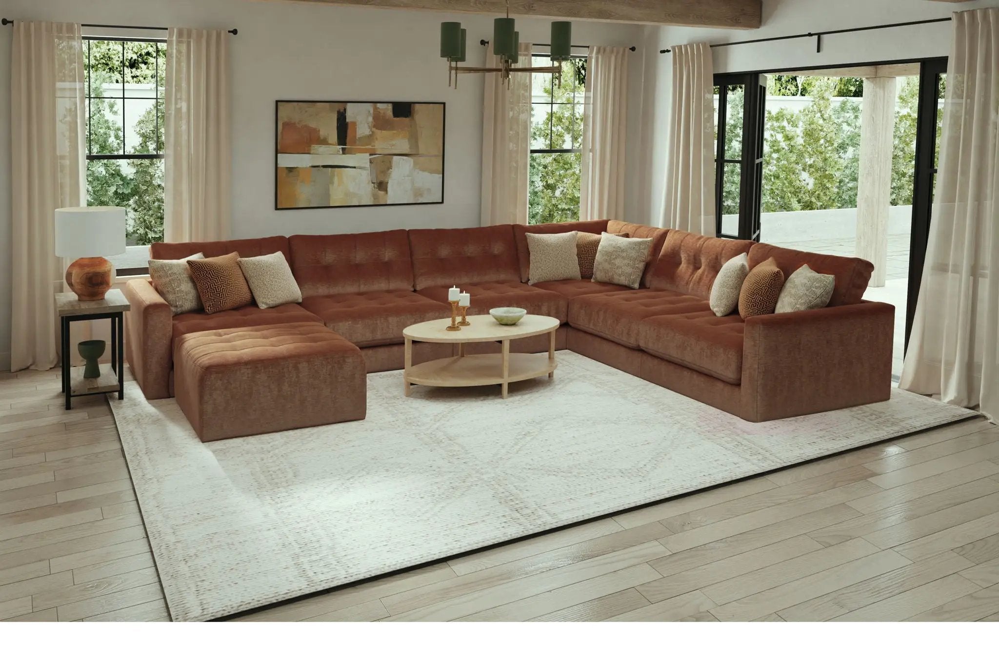 Kingston - Cocktail Ottoman by Unique Piece Furniture