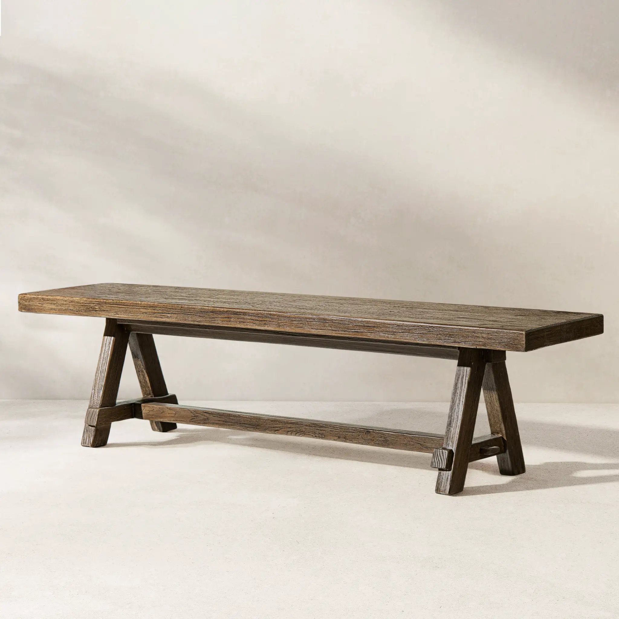 Hawthorne 72' Reclaimed Elm Trestle Dining Bench by HouseOfZazla