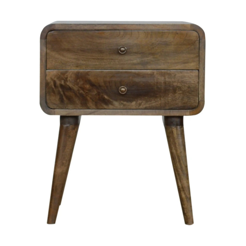 Curved Nightstand by Unique Piece Furniture