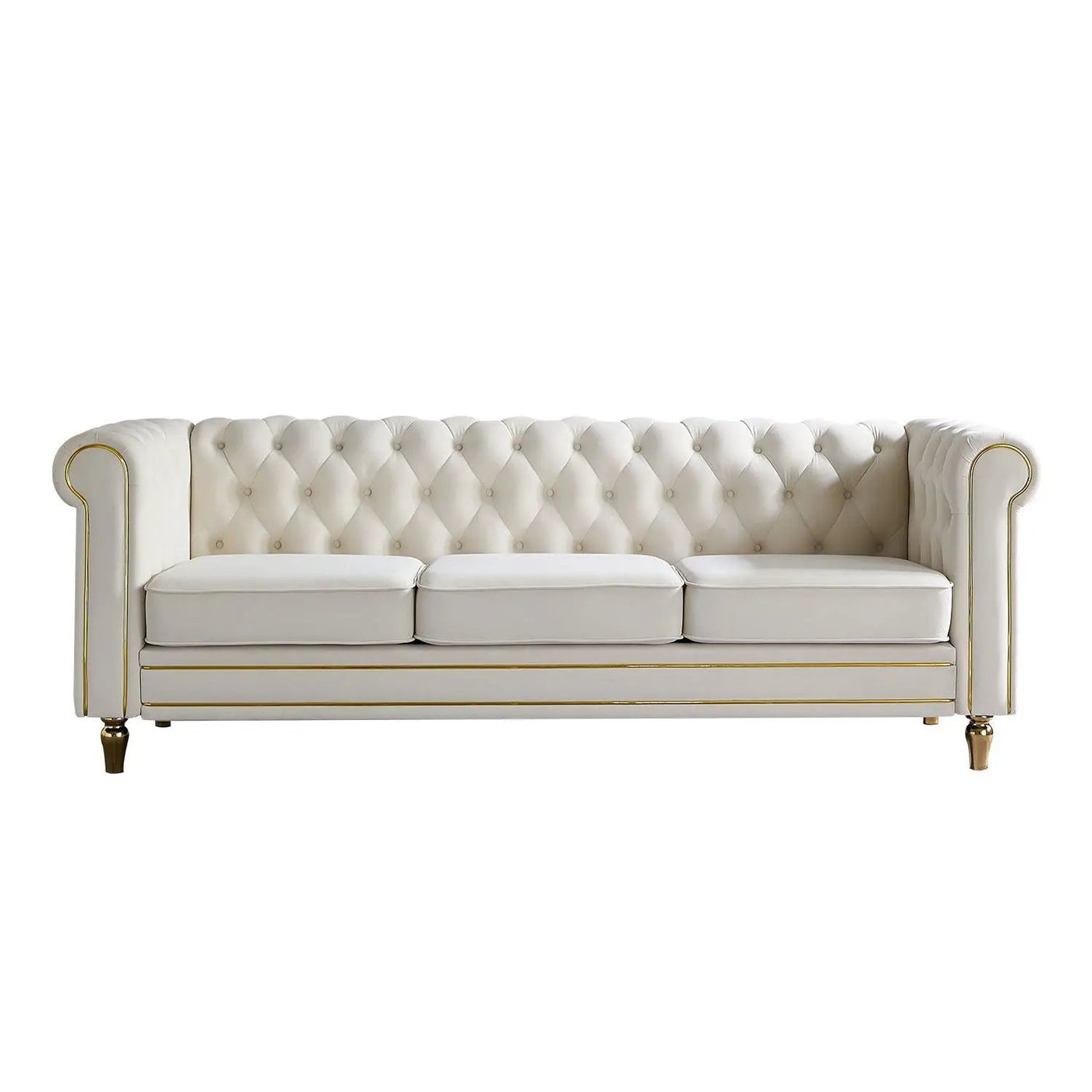 Chesterfield - Sofa 84.65" For Living Room by Unique Piece Furniture