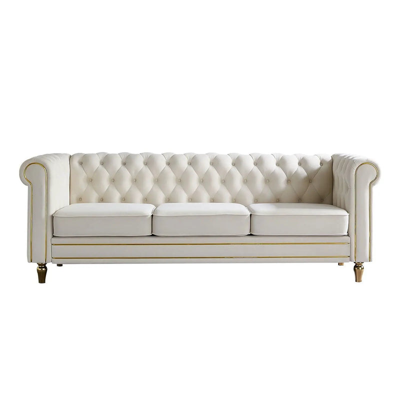 Chesterfield - Sofa 84.65" For Living Room by Unique Piece Furniture