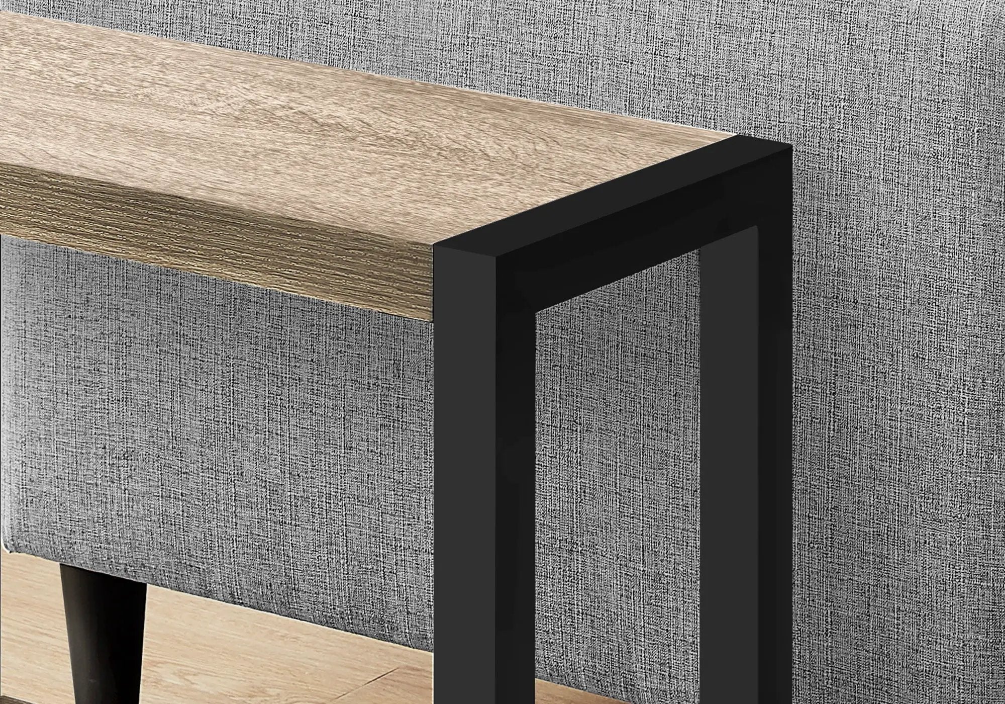 Accent Side Table, Narrow, Small, 2 Tier, Contemporary And Modern by Unique Piece Furniture
