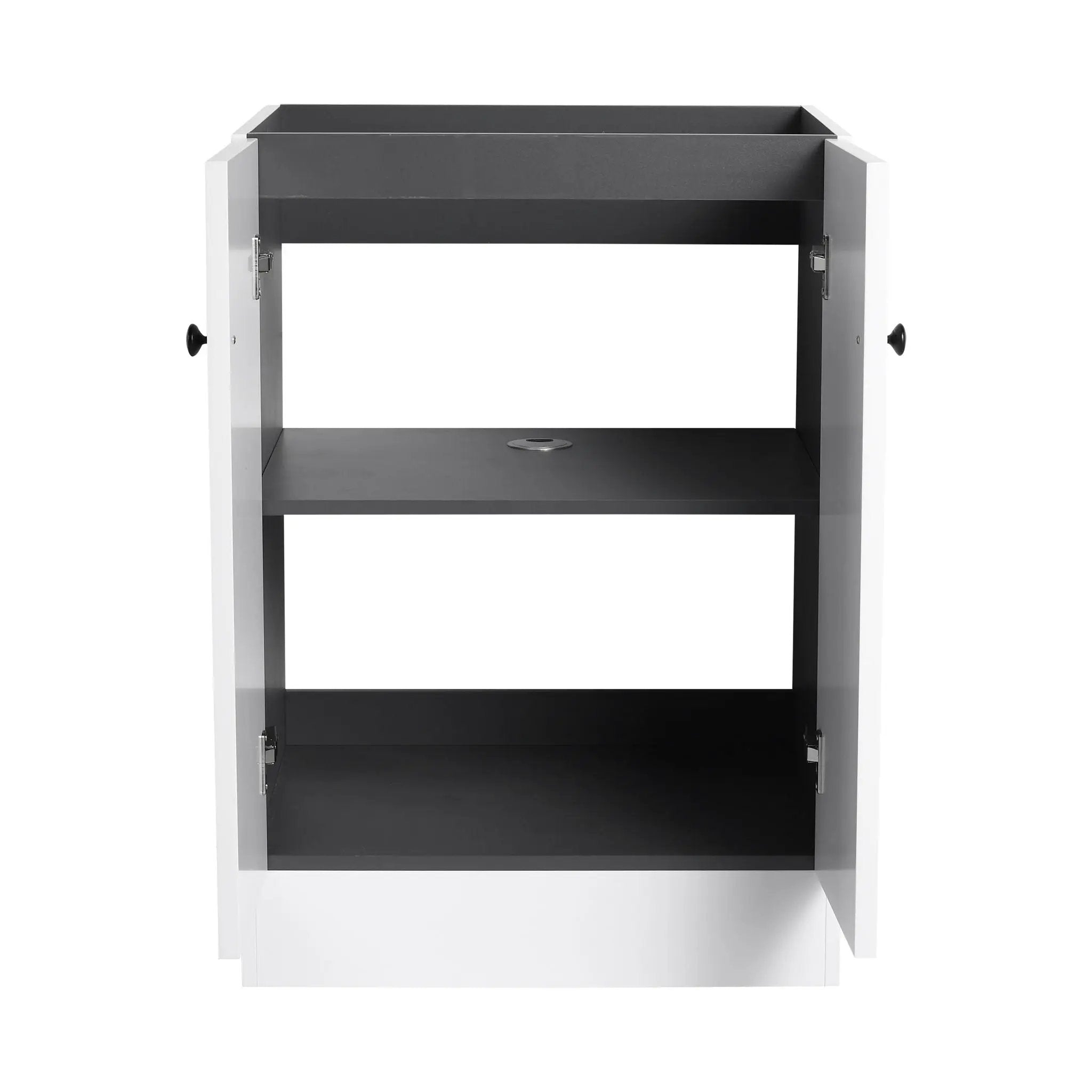 Modern Freestanding Bathroom Vanity With Soft Close Cabinet Doors by HouseOfZazla