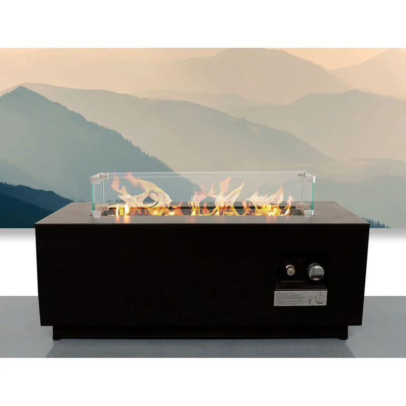 Outdoor Fire Pit Table With Lid, Fuel Versatility by Unique Piece Furniture