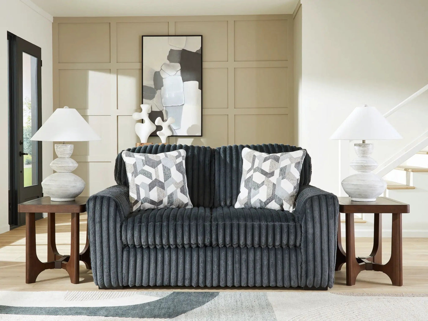 Midnight-Madness - Loveseat by Unique Piece Furniture