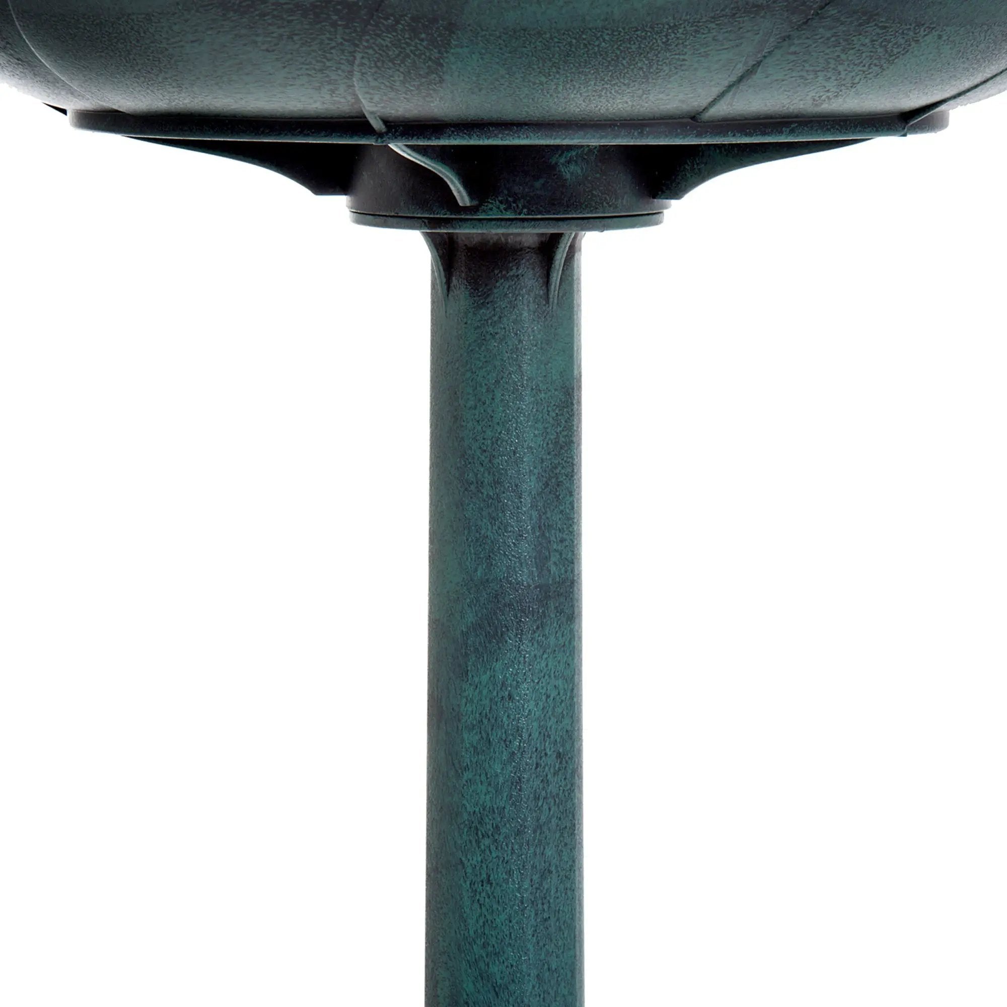 Outsunny 28'' Bird Bath Outdoor Resin Decor with Fleur De Lis Pattern by HouseOfZazla