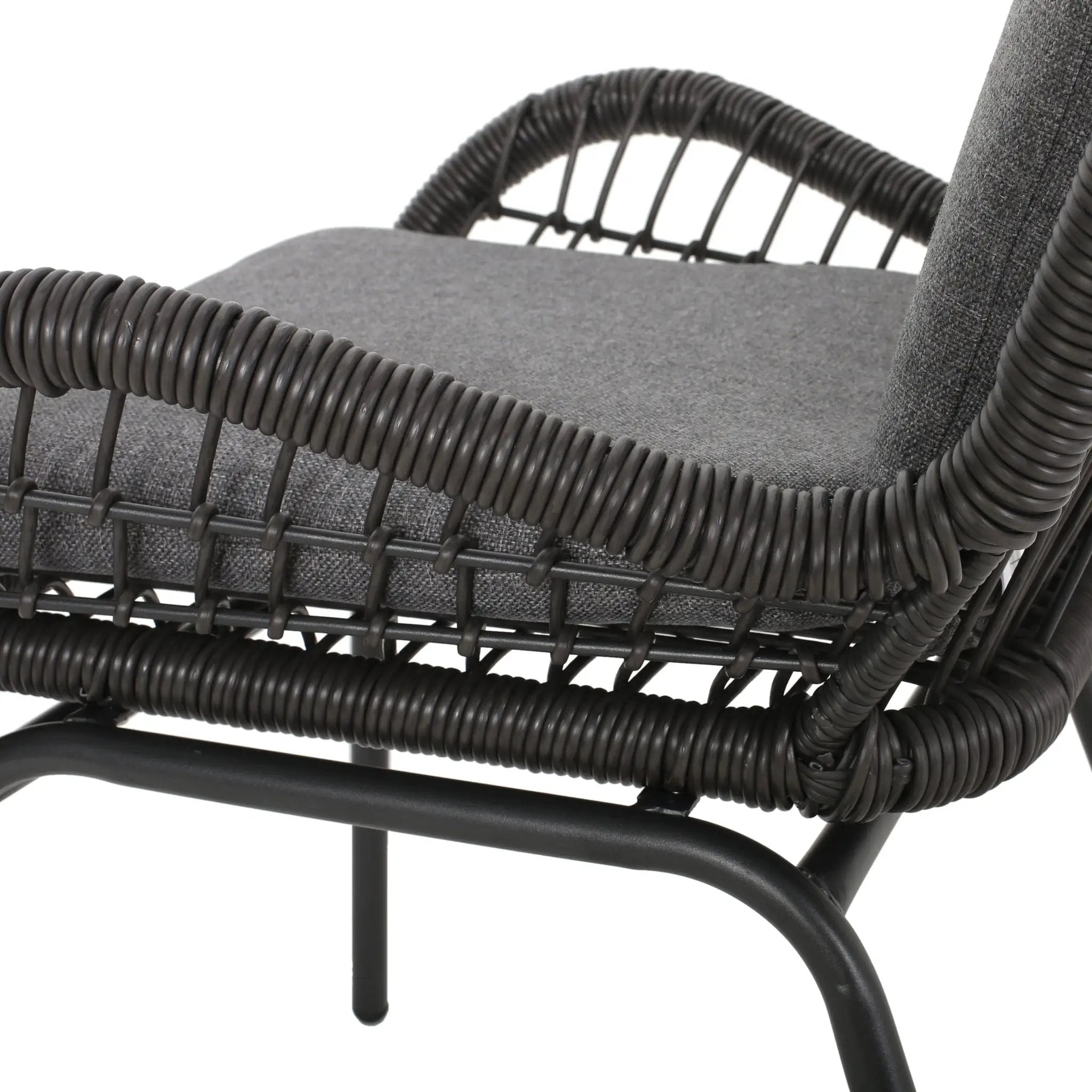 Outdoor Wicker Club Chair With Cushions (Set of 2) by HouseOfZazla