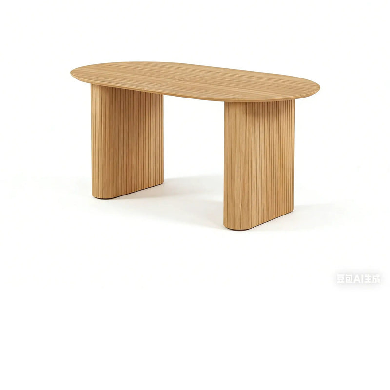 Extensible Dining Table, Suitable For 4 - 6 People - Oak by Unique Piece Furniture