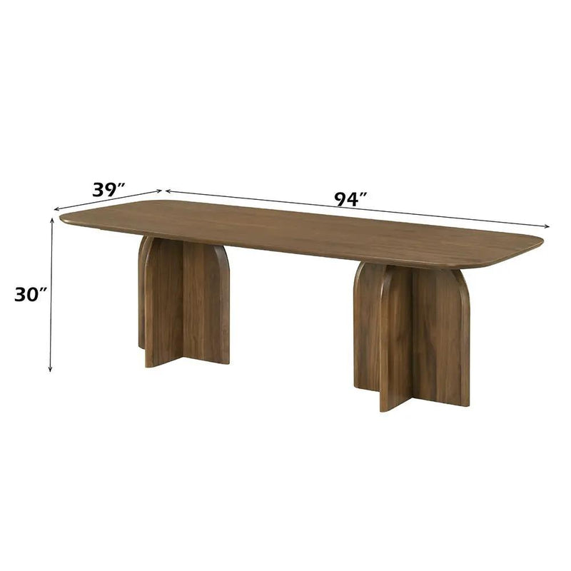 Delmon - Dining Table - Dark Walnut by Unique Piece Furniture