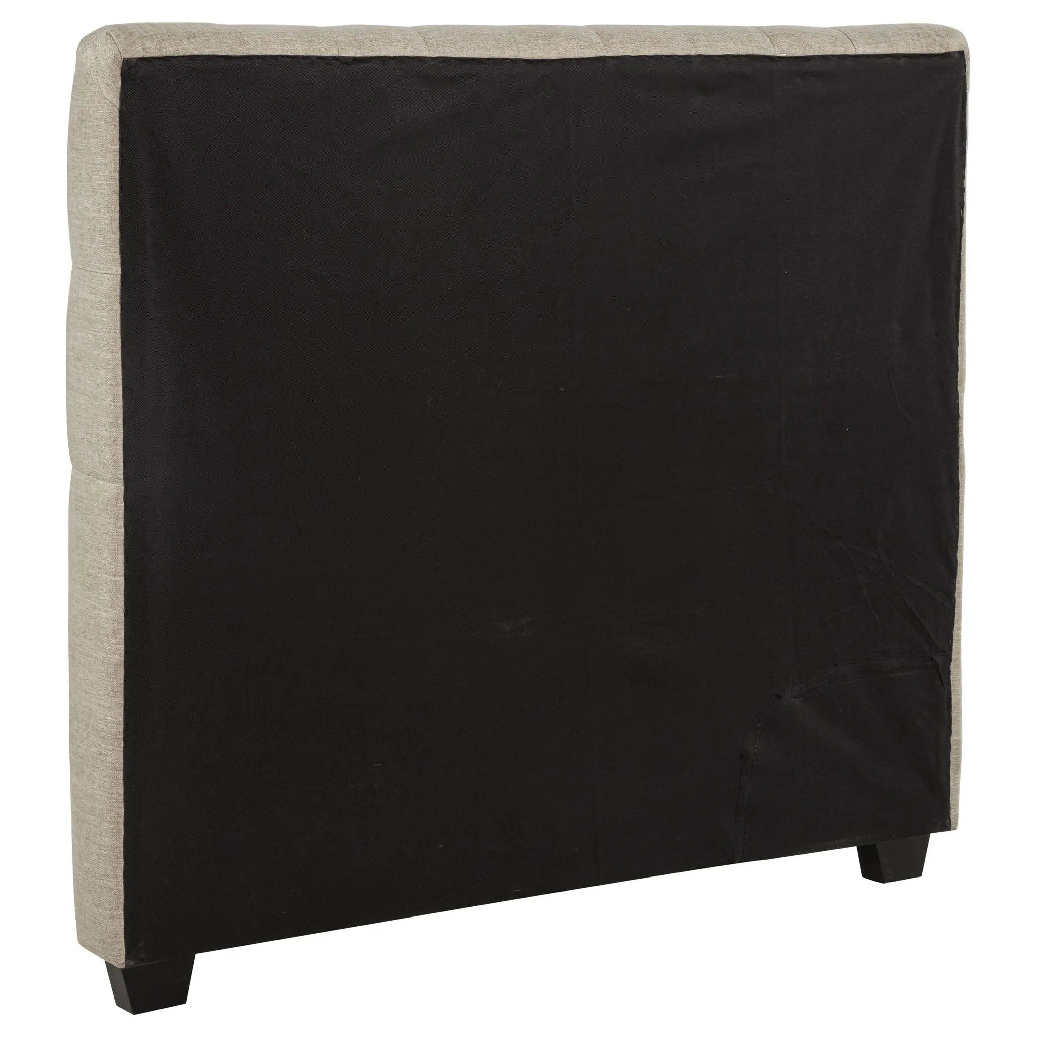 Chloe Upholstered Full Panel Headboard Oatmeal by Unique Piece Furniture