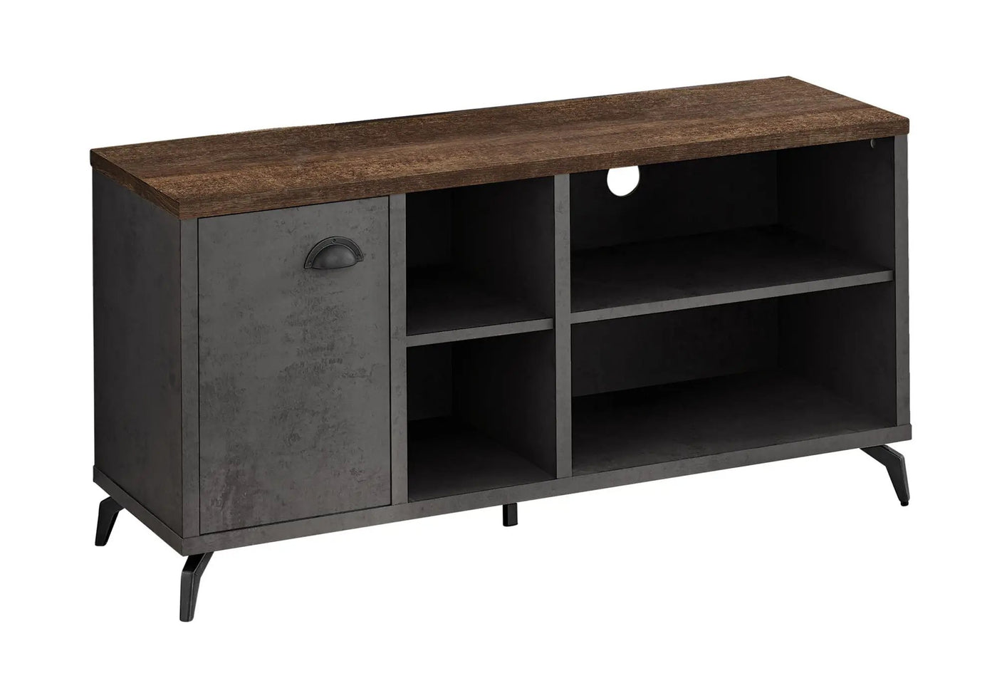 Contemporary TV Stand Console with Storage Cabinet by HouseOfZazla
