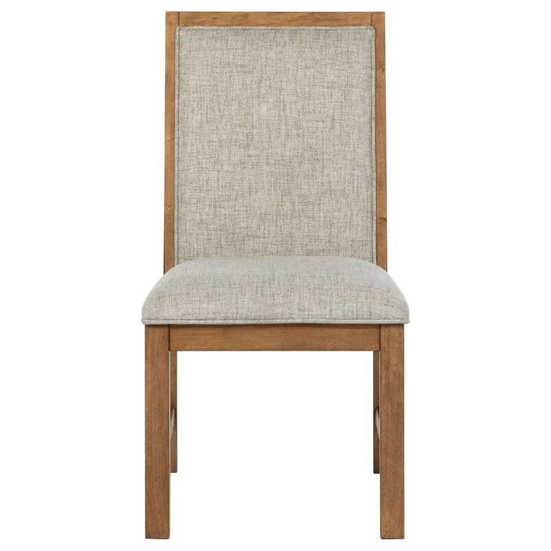 Survista - Upholstered Dining Side Chair (Set of 2) - Brown by HouseOfZazla