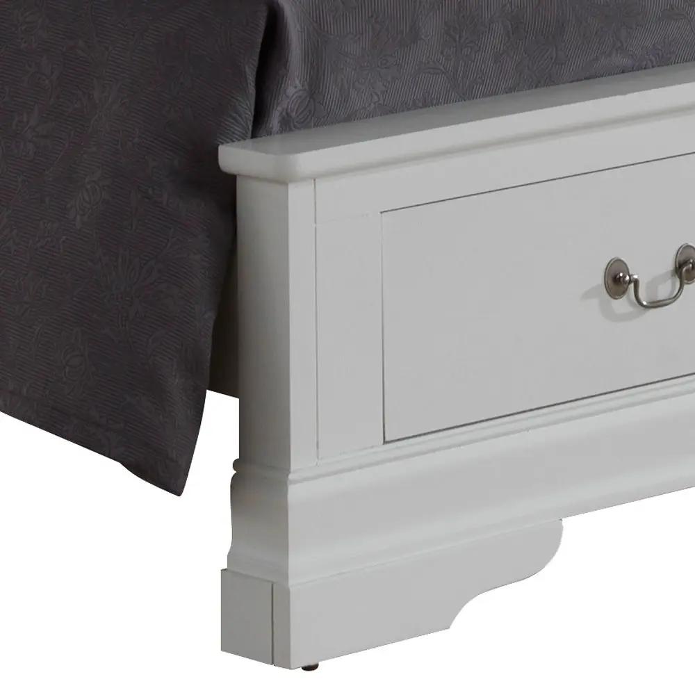 Upholstered Panel Sleigh Bed Design by HouseOfZazla