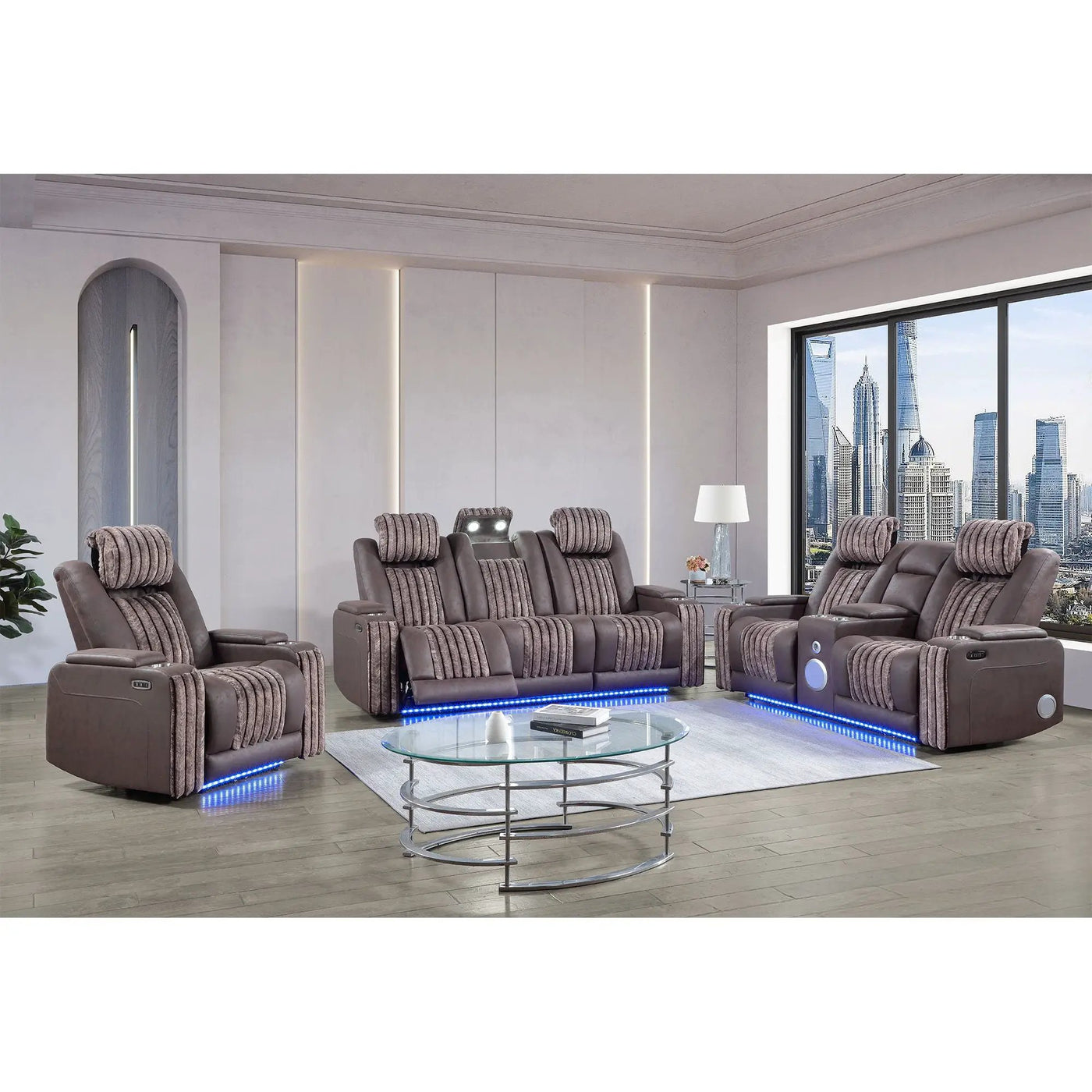 Duran - Power Recliner With Power Headrest by HouseOfZazla