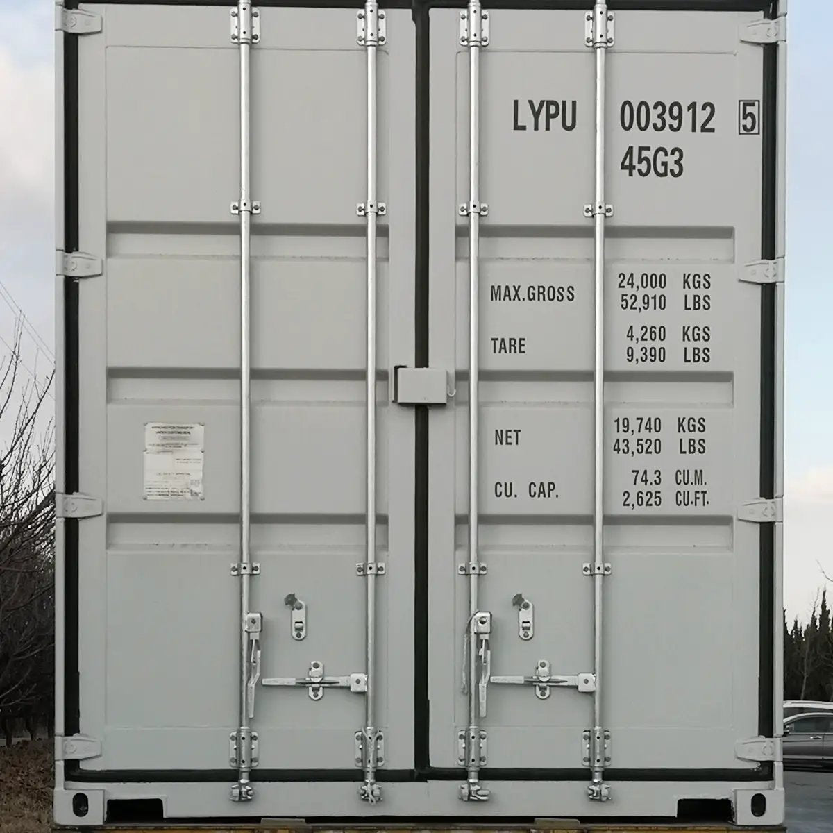 40ft High Cube Two Multi Doors Container by Chery Industrial