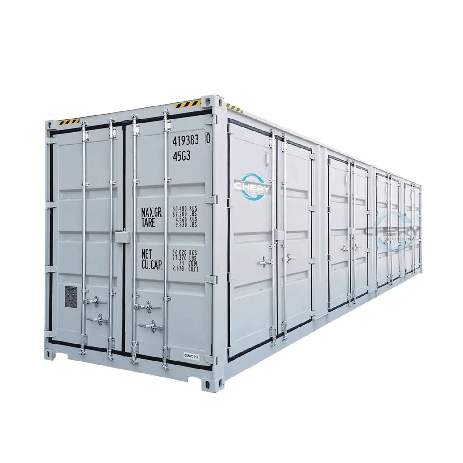40ft High Cube Container with 4 Side Doors, with Logo by Chery Industrial