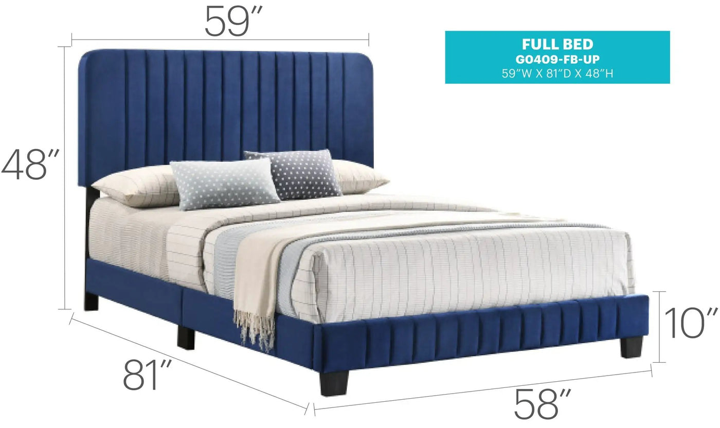 Channel Tufted Bed by Unique Piece Furniture