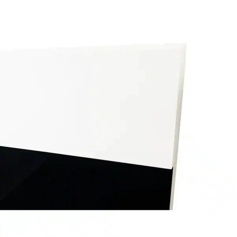 2 Drawer Nightstand, Bedside Table - White / Black by Unique Piece Furniture