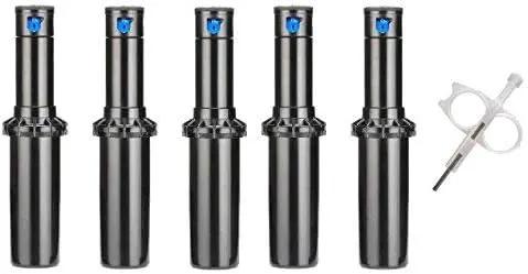 Hunter PGP Ultra Rotor Sprinkler Heads - 5 Pack - Includes Adjustment Tool by GreenHaven Gardens