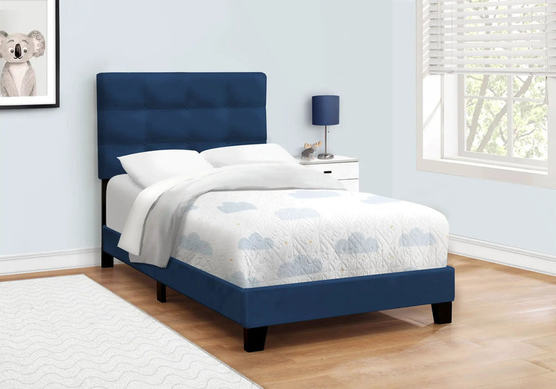 Transitional Upholstered Bed Frame by HouseOfZazla