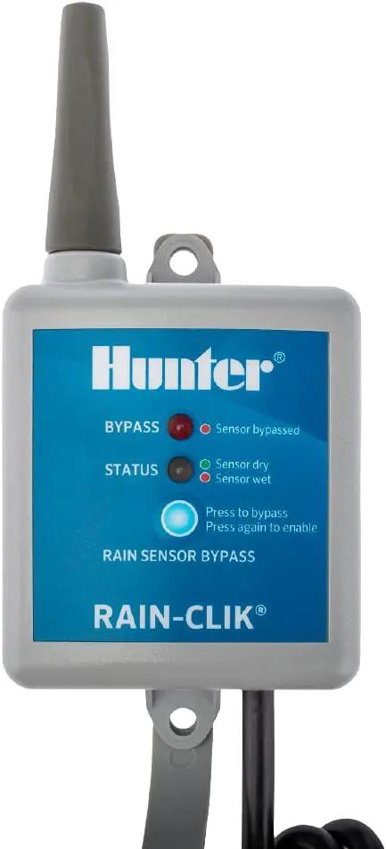 Hunter Industries WRFCLIK Hunter Clik, Wireless Rain/Freeze Sensor Combo (Includes Receiver and Transmitter), White by GreenHaven Gardens