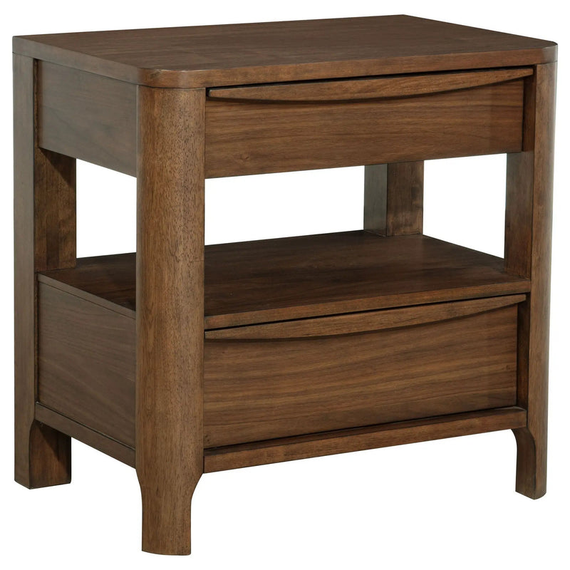 Maderia 5-piece California King Bedroom Set Walnut by Unique Piece Furniture