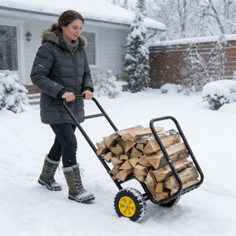 Firewood Log Cart Carrier by HouseOfZazla