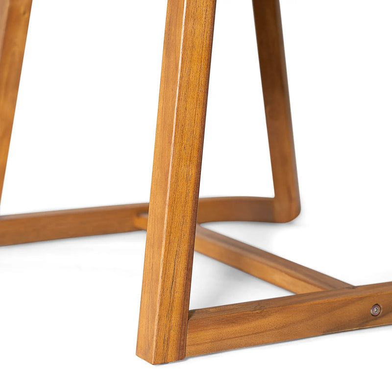 Outdoor Acacia Wood Dining Chairs (Set of 2) by HouseOfZazla
