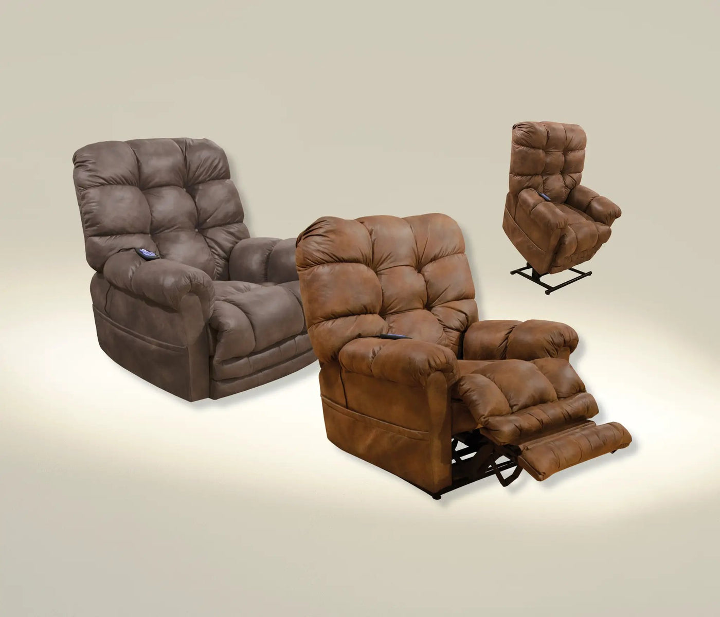 Oliver - Power Lift Recliner With Dual Motor & Extended Ottoman by Unique Piece Furniture