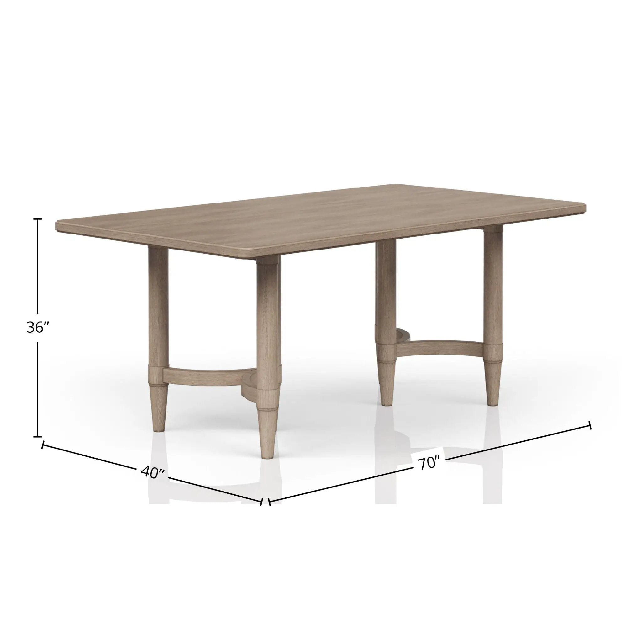 Counter Height Dining Table Colored - Sand by HouseOfZazla