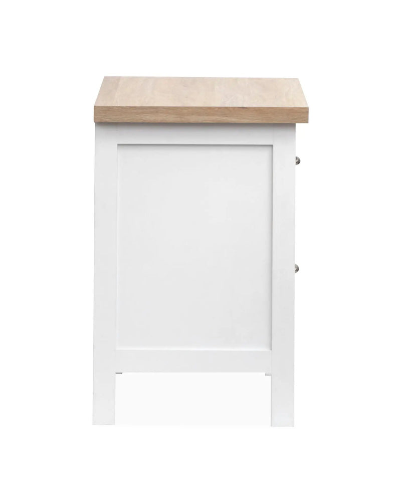 Windmill Harbour - Drawer Nightstand - White Whisp And Sand by Unique Piece Furniture