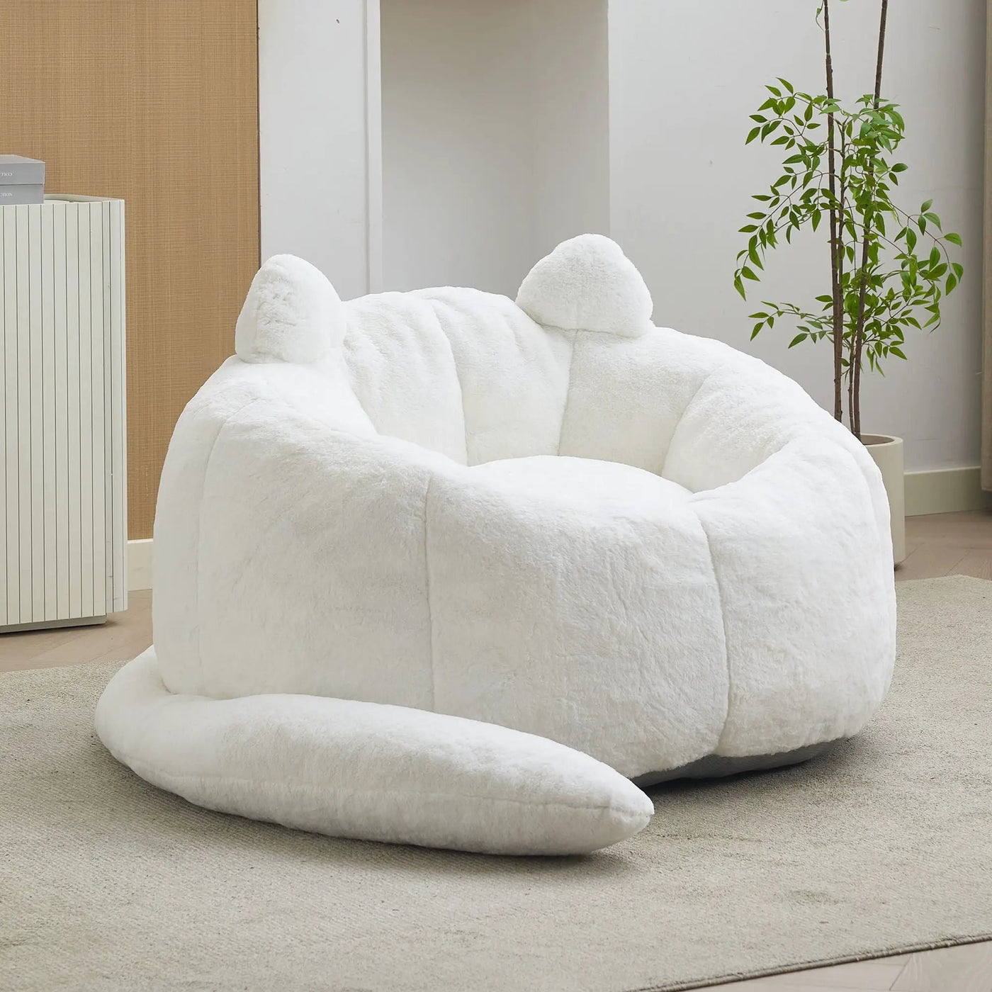 Cat Shaped Bean Bag Sofa With Long Tail by HouseOfZazla
