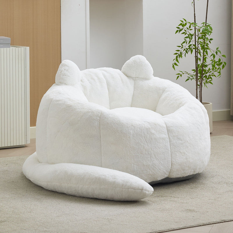 Cat Shaped Bean Bag Sofa With Long Tail by HouseOfZazla