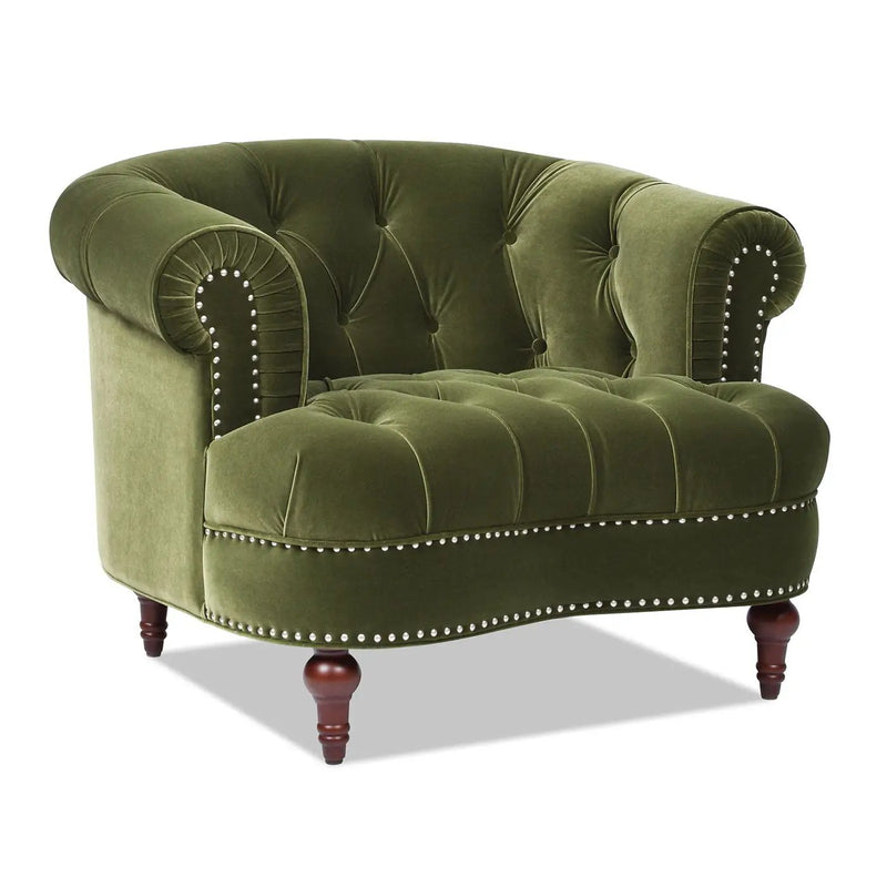 La Rosa - Victorian Tufted Upholstered Accent Chair by Unique Piece Furniture