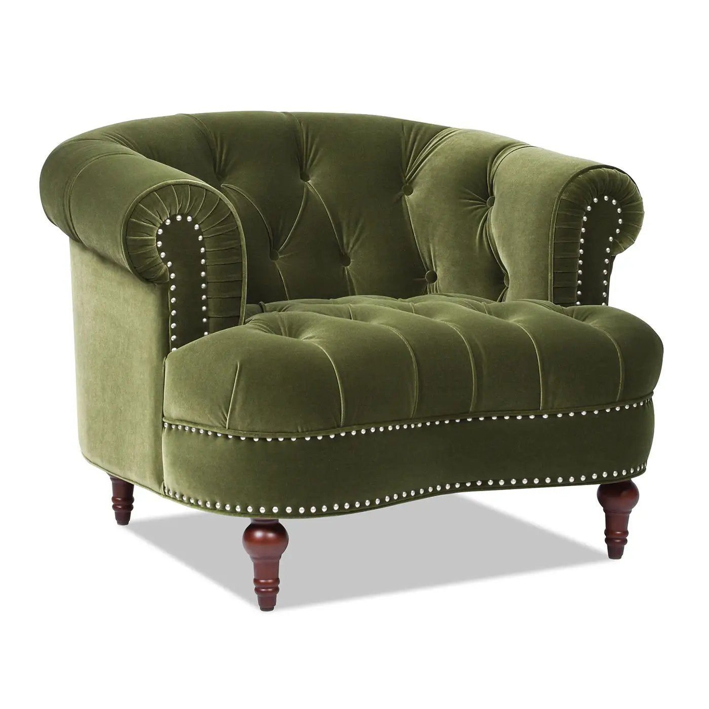 La Rosa - Victorian Tufted Upholstered Accent Chair by HouseOfZazla