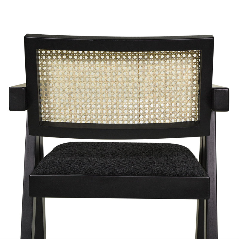 Milan - Modern Webbing Back Stool With Arms (Set of 3) by HouseOfZazla