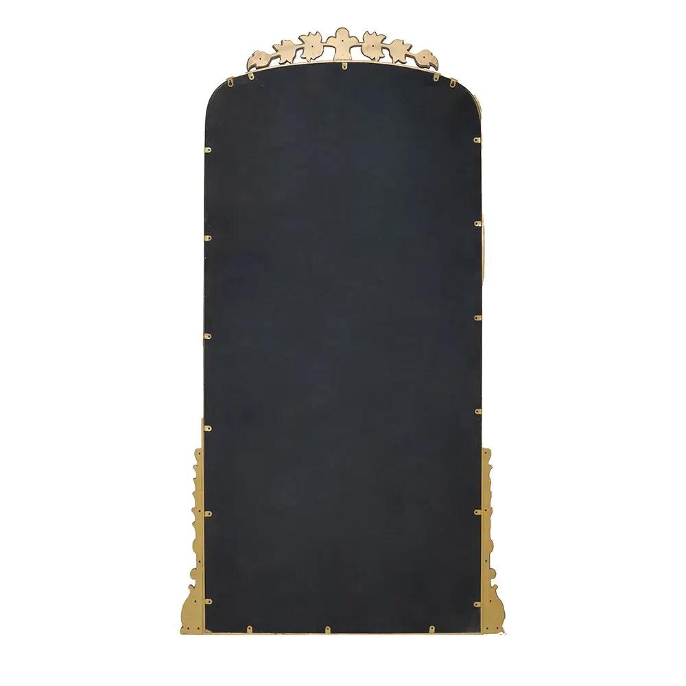 Lavish - Full Length Mirror, AntiqueMetal Floor Mirror For Living Room, Bedroom - Gold by HouseOfZazla